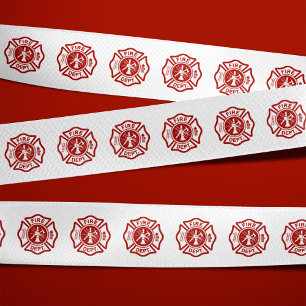 Ruban En Satin Motif de symbole de croix maltaise