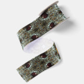 Ruban En Satin motif de texture brun Abstrait, gris foncé (Dos)