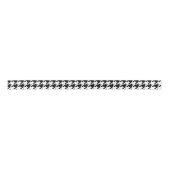 Ruban En Satin Motif de tissage classique Houndstooth (Devant)