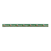 Ruban En Satin Motif de train Snowman Choo Choo (Devant)
