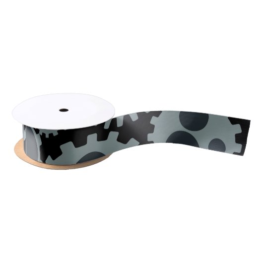 Ruban En Satin Motif de vitesses de robot (Bobine)