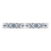 Ruban En Satin Motif d'hiver Retro Snowflake (Devant)