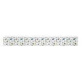 Ruban En Satin Motif d'insectes | Blanc (Devant)