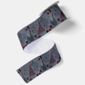 Ruban En Satin Motif ensorcelant d'Halloween au clair de lune (Dos)