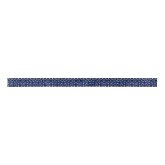 Ruban En Satin Motif ethnique avec des motifs turcs (Devant)