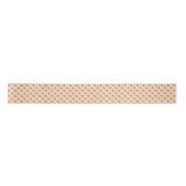 Ruban En Satin Motif étoile mignonne Orange (Devant)