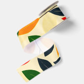Ruban En Satin Motif feuille (Dos)