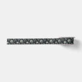 Ruban En Satin Motif Fleurs Gothiques (Devant)
