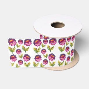 Ruban En Satin Motif floral