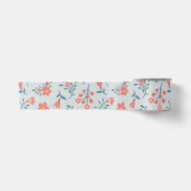 Motif floral Prairie de corail