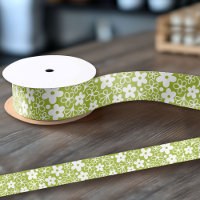 Motif fou Daisy en vert printemps
