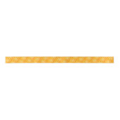 Ruban En Satin Motif Golden Honeypeb (Devant)