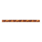 Ruban En Satin Motif incendie et flamme (Devant)
