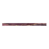 Ruban En Satin Motif Mariage Agate Burgundy (Devant)