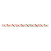 Ruban En Satin Motif mignon de fraise (Devant)