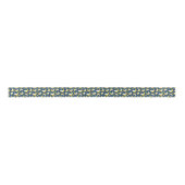 Ruban En Satin Motif mouton, Mouton couché, Lune, Étoiles (Devant)