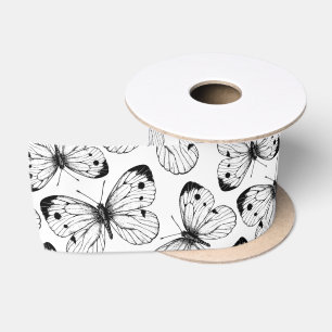 Ruban En Satin Motif papillon de choux