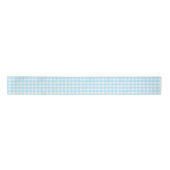 Ruban En Satin Motif Pastel Blue En vichy (Devant)
