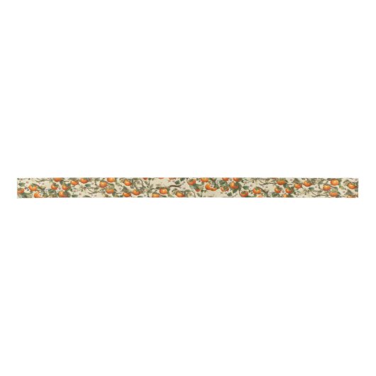 Ruban En Satin Motif Persimmons (Devant)