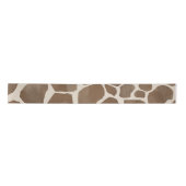Ruban En Satin Motif Poster de animal de Giraffe d'aquarelle (Devant)