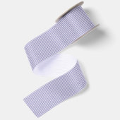 Ruban En Satin Motif rayé violet (Dos)