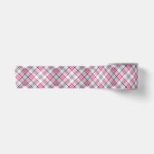 Ruban En Satin Motif rose de plaid chic (Devant)