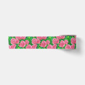 Ruban En Satin Motif Rose rose (Devant)