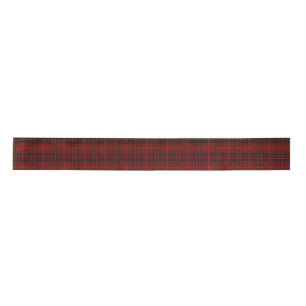 Ruban En Satin Motif rouge classique tiré à la main