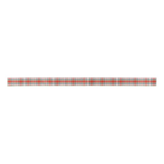 Ruban En Satin Motif rouge vert plaid simple (Devant)