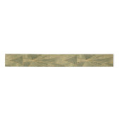 Ruban En Satin Motif Sage Green et Gold Art Déco (Devant)