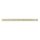 Ruban En Satin Motif tatan classique jaune et rouge (Devant)