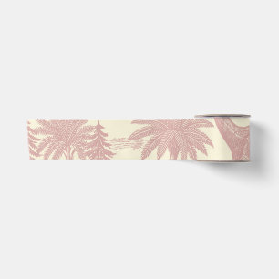 Ruban En Satin Motif Toile Dinosaure Vintage Jungle Préhistorique