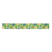 Ruban En Satin Motif tropical (Devant)