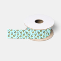 Motif turquoise de limonade de maçon de pot de