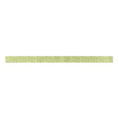 Ruban En Satin Motif vert de palmiers (Devant)