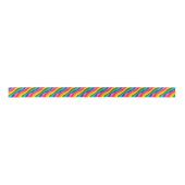 Ruban En Satin Motifs arc-en-ciel (Devant)