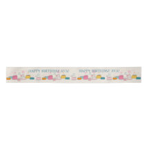 Mouchoir de fête personnalisé – Gâteaux gribouillé