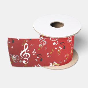 Ruban En Satin musique, musical, note, blanc, mélodie, clé, son,