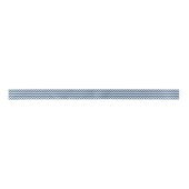 Ruban En Satin Navy Zigzag, Navy Chevron, Motif géométrique (Devant)