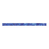 Ruban En Satin Neige bleue (Devant)