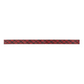 Ruban En Satin Noël à damiers motif Red Buffalo Plaid (Devant)