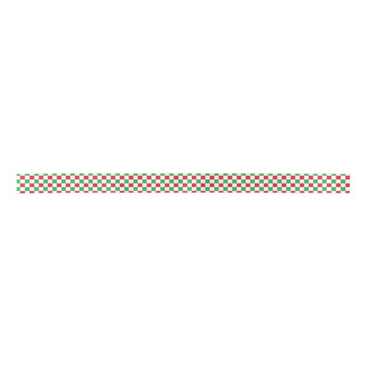 Ruban En Satin Noël Checkered rouge et vert (Devant)