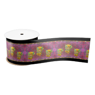 Ruban En Satin Noël de flottement d'anges