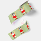 Ruban En Satin Noël de lutte (Dos)