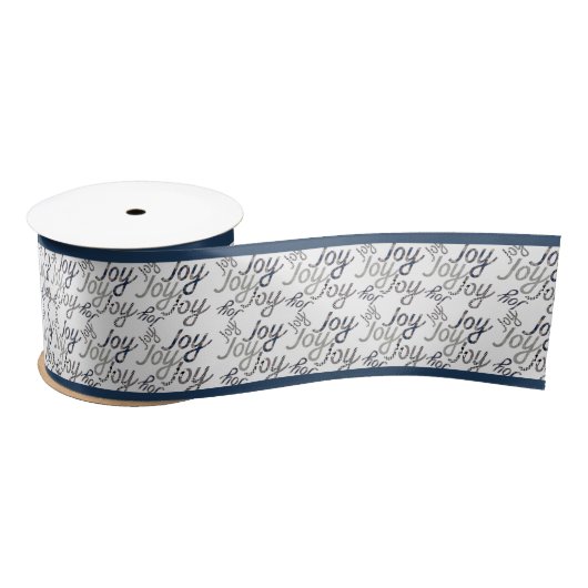 Ruban En Satin Noël Joie Houndstooth Et Motif Tartan (Bobine)