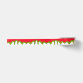 Ruban En Satin Noël rouge vert et blanc (Devant)