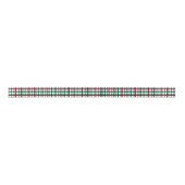 Ruban En Satin Noël Rouge Vert Plaid Classique (Devant)