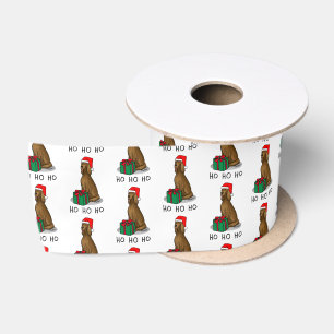 Ruban En Satin Noël Santa Hat Irlandais Setter Chien (rouge 1) mi