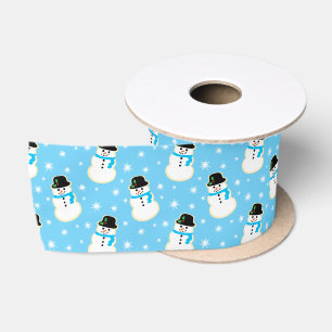 Ruban En Satin Noël Snowman Motif de cookies