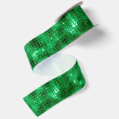 Ruban En Satin Noël vert élégant (Dos)